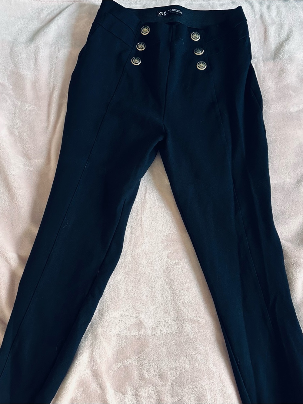Zara High-Waist Sailor Trousers